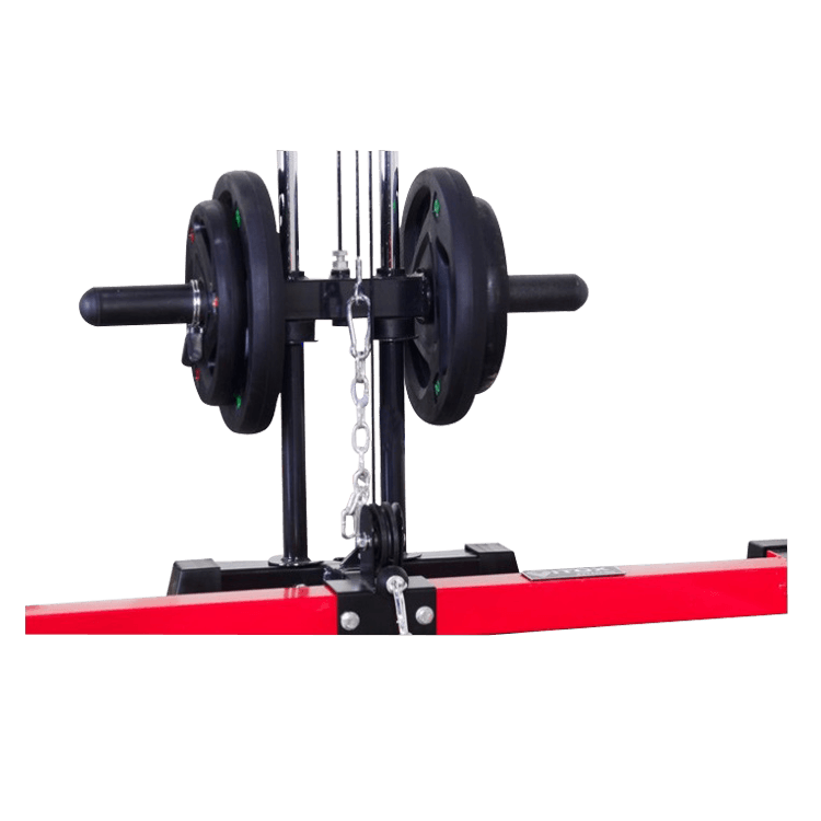 Full Power Rack with Lats Cable Machine and Options - DirectHomeGym