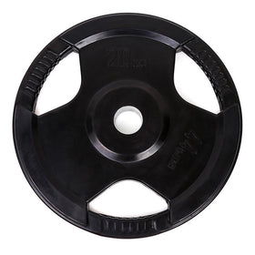 Tri-grip Rubber Coated Weight Plates (1.25KG to 25KG) - Olympic Size - DirectHomeGym