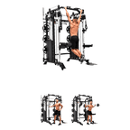 Massfit G7 Pro Functional Trainer, Power Rack, Smith - DirectHomeGym