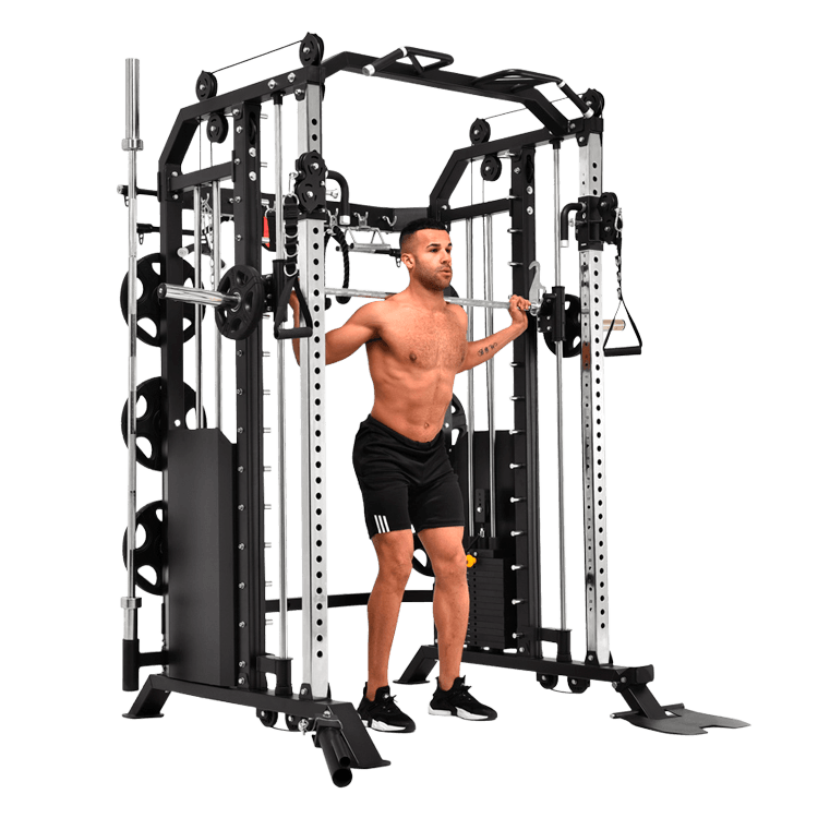 Massfit G7 Pro Functional Trainer, Power Rack, Smith - DirectHomeGym