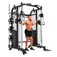 Massfit G7 Pro Functional Trainer, Power Rack, Smith - DirectHomeGym