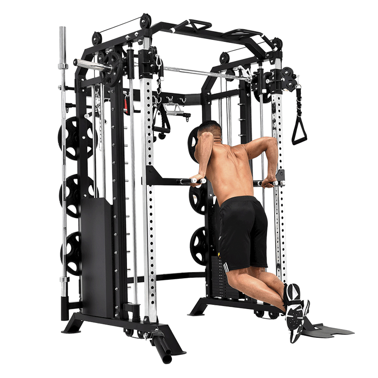 Massfit G7 Pro Functional Trainer, Power Rack, Smith - DirectHomeGym