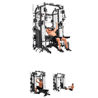 Massfit G7 Pro Functional Trainer, Power Rack, Smith - DirectHomeGym