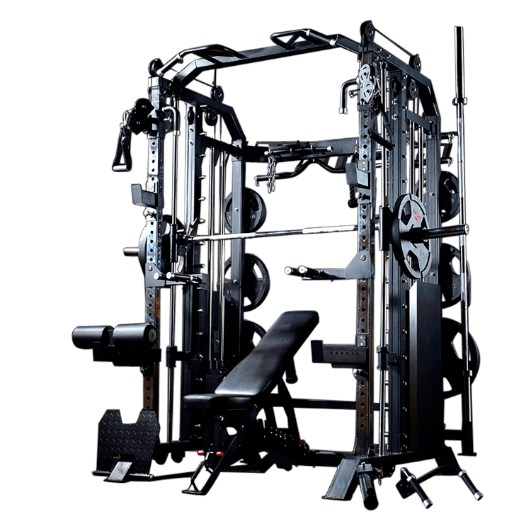 Massfit G7 Pro Functional Trainer, Power Rack, Smith - DirectHomeGym