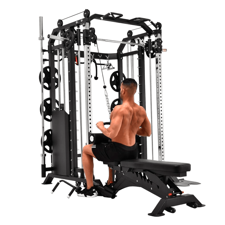 Massfit G7 Pro Functional Trainer, Power Rack, Smith - DirectHomeGym