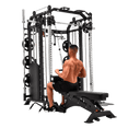 Massfit G7 Pro Functional Trainer, Power Rack, Smith - DirectHomeGym