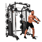 Massfit G7 Pro Functional Trainer, Power Rack, Smith - DirectHomeGym