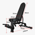 Black FID Adjustable Bench