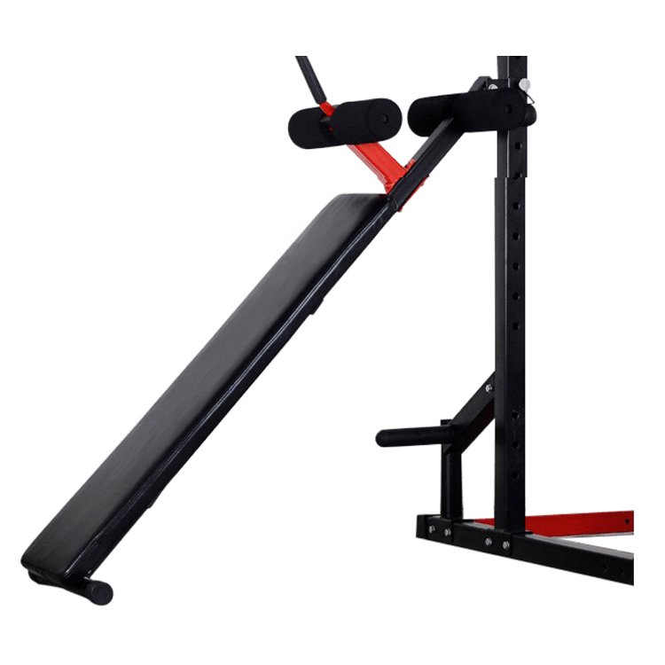 Full Power Rack with Lats Cable Machine and Options - DirectHomeGym