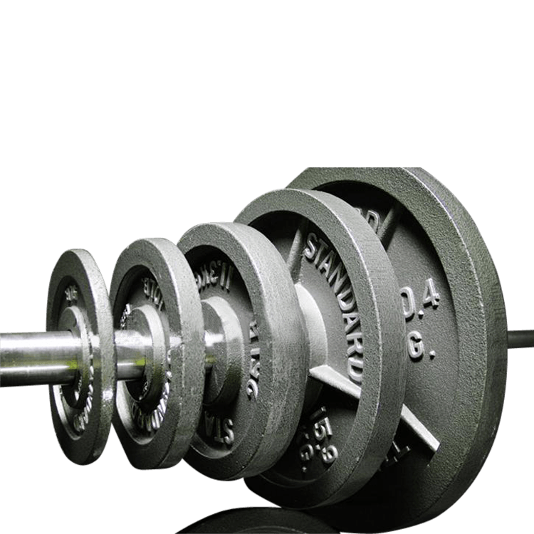 Competition Cast Iron Weight Plates (2.5lb - 45lb) - Olympic Size - DirectHomeGym