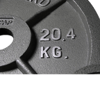 Competition Cast Iron Weight Plates (2.5lb - 45lb) - Olympic Size - DirectHomeGym