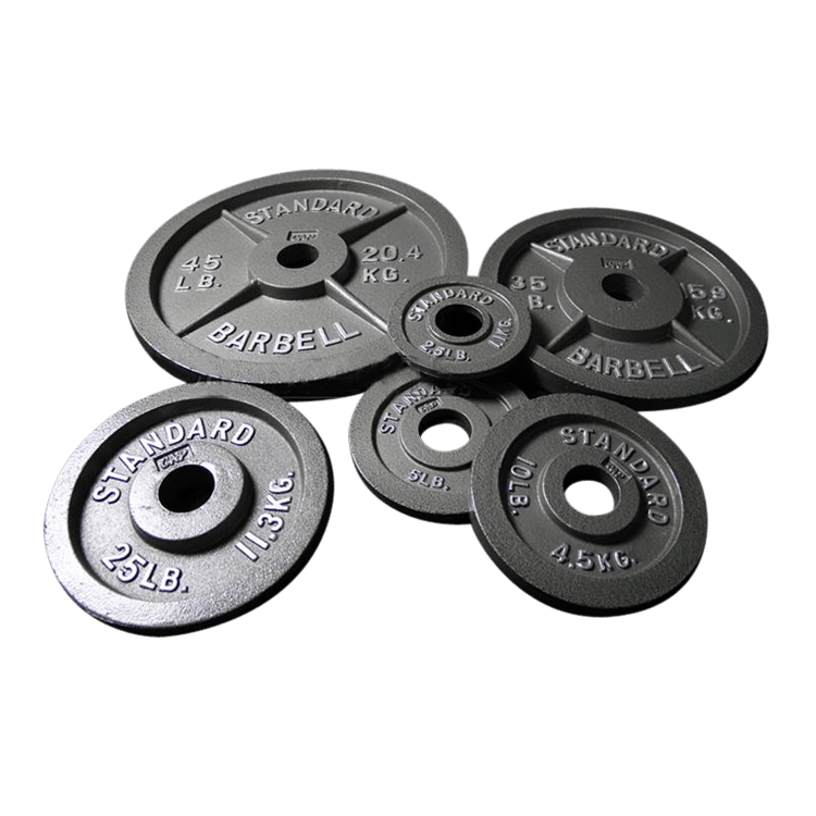 Competition Cast Iron Weight Plates (2.5lb - 45lb) - Olympic Size - DirectHomeGym