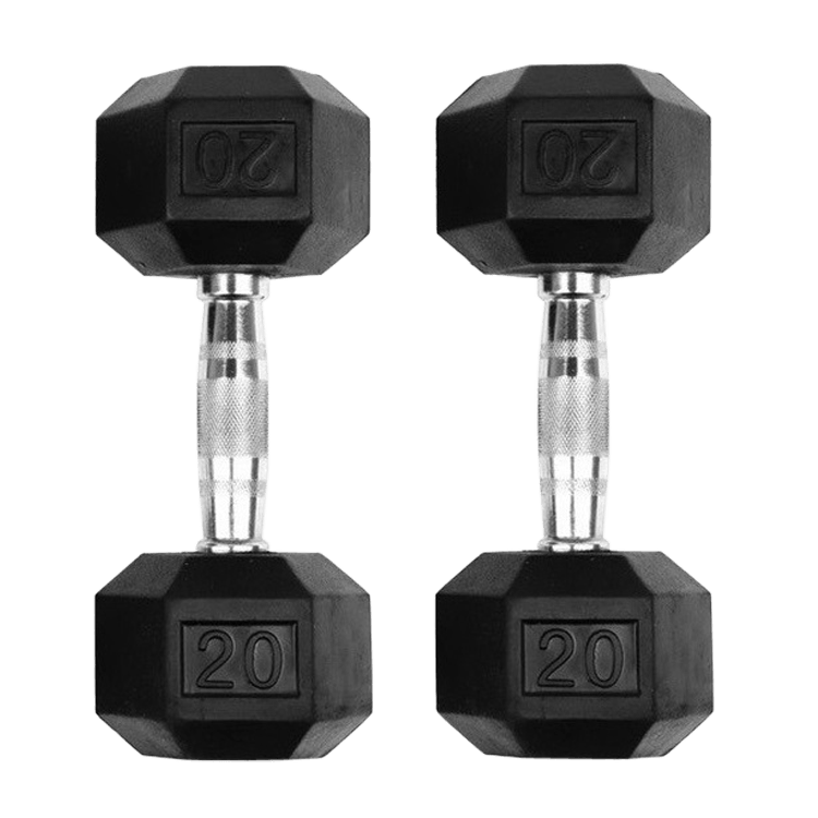 Fixed Hexagon Dumbbells (1 - 50KG) - DirectHomeGym