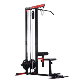 Lats Pull down and Row Machine with Seat - DirectHomeGym