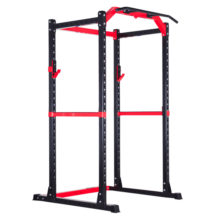 Full Power Rack with Lats Cable Machine and Options - DirectHomeGym