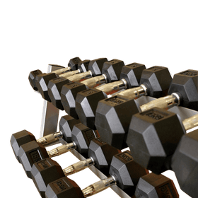 Fixed Hexagon Dumbbells (1 - 50KG) - DirectHomeGym