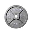Competition Cast Iron Weight Plates (2.5lb - 45lb) - Olympic Size - DirectHomeGym